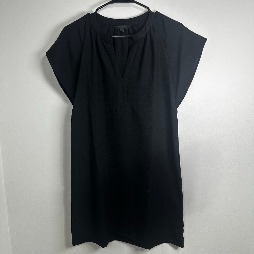 Banana Republic Gathered Neck Mini Dress